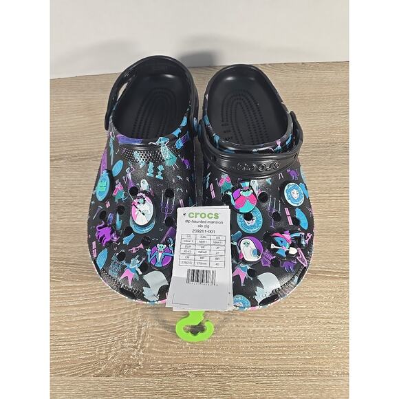 Disney Parks The Haunted Mansion Clogs for Adults by Crocs Men’s 9 Women’s 11 - Picture 1 of 3